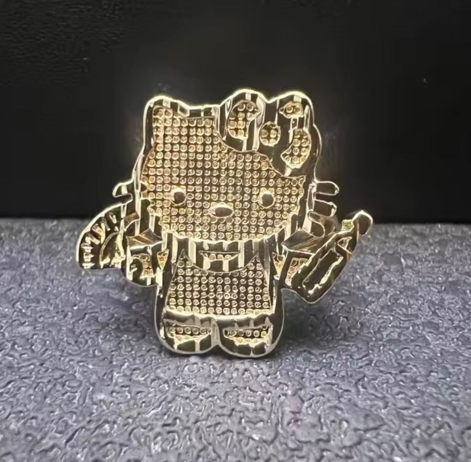 HK Fan Nugget Ring