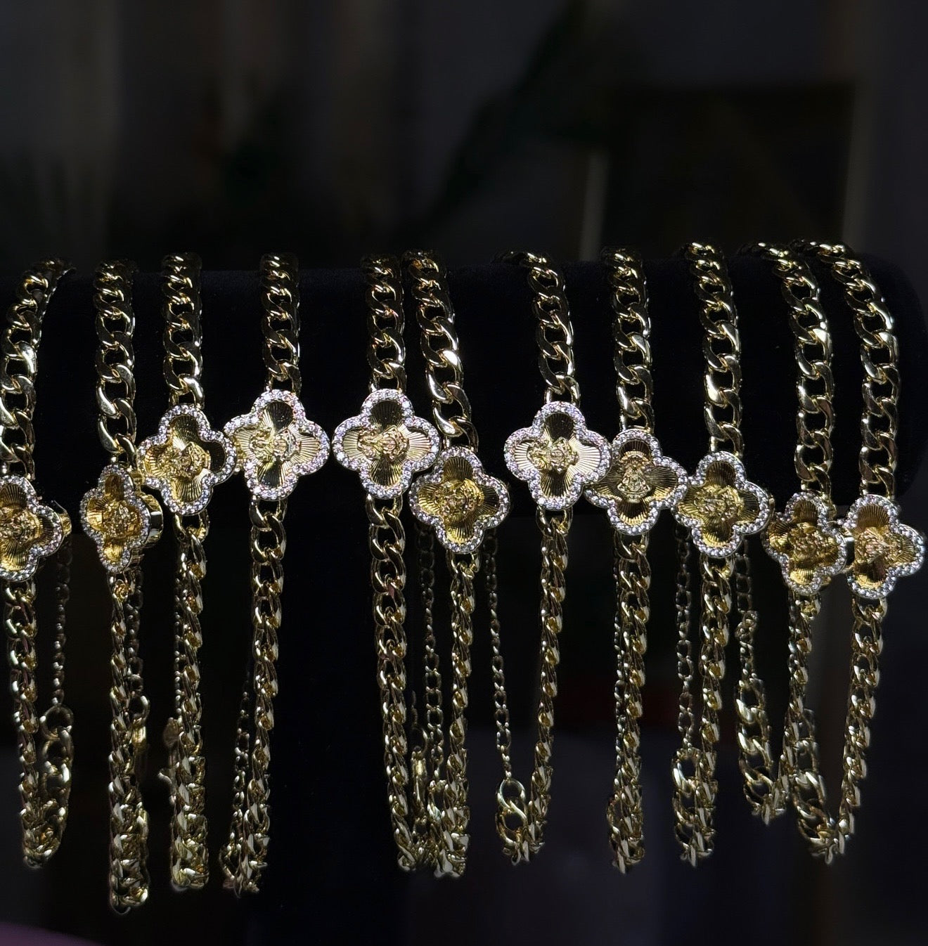 Clover Cleef Chain Bracelet