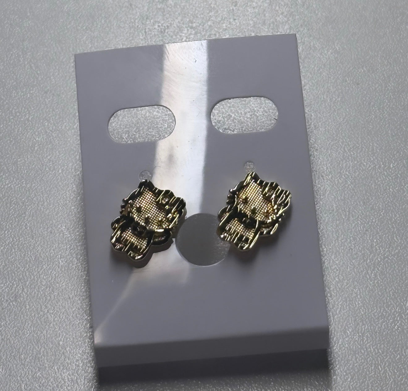 HK Nugget Stud Earrings