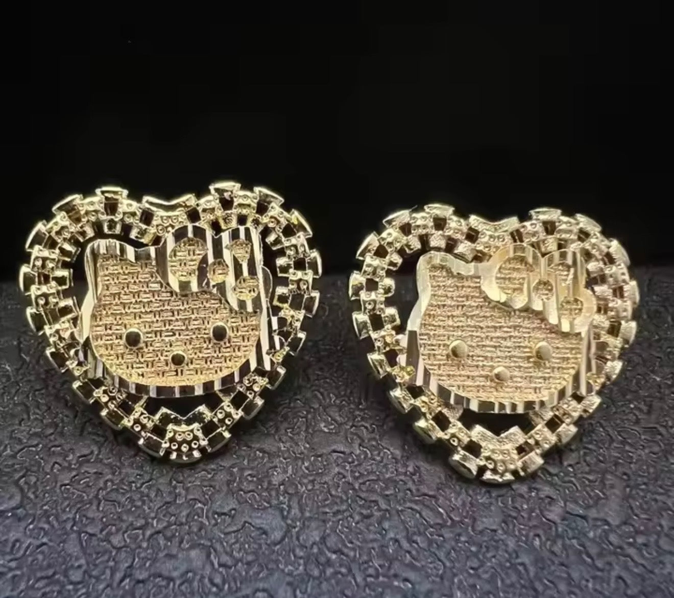 HK Love Nugget Earrings