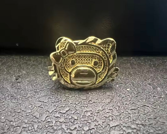BAPE KITTY Nugget Ring