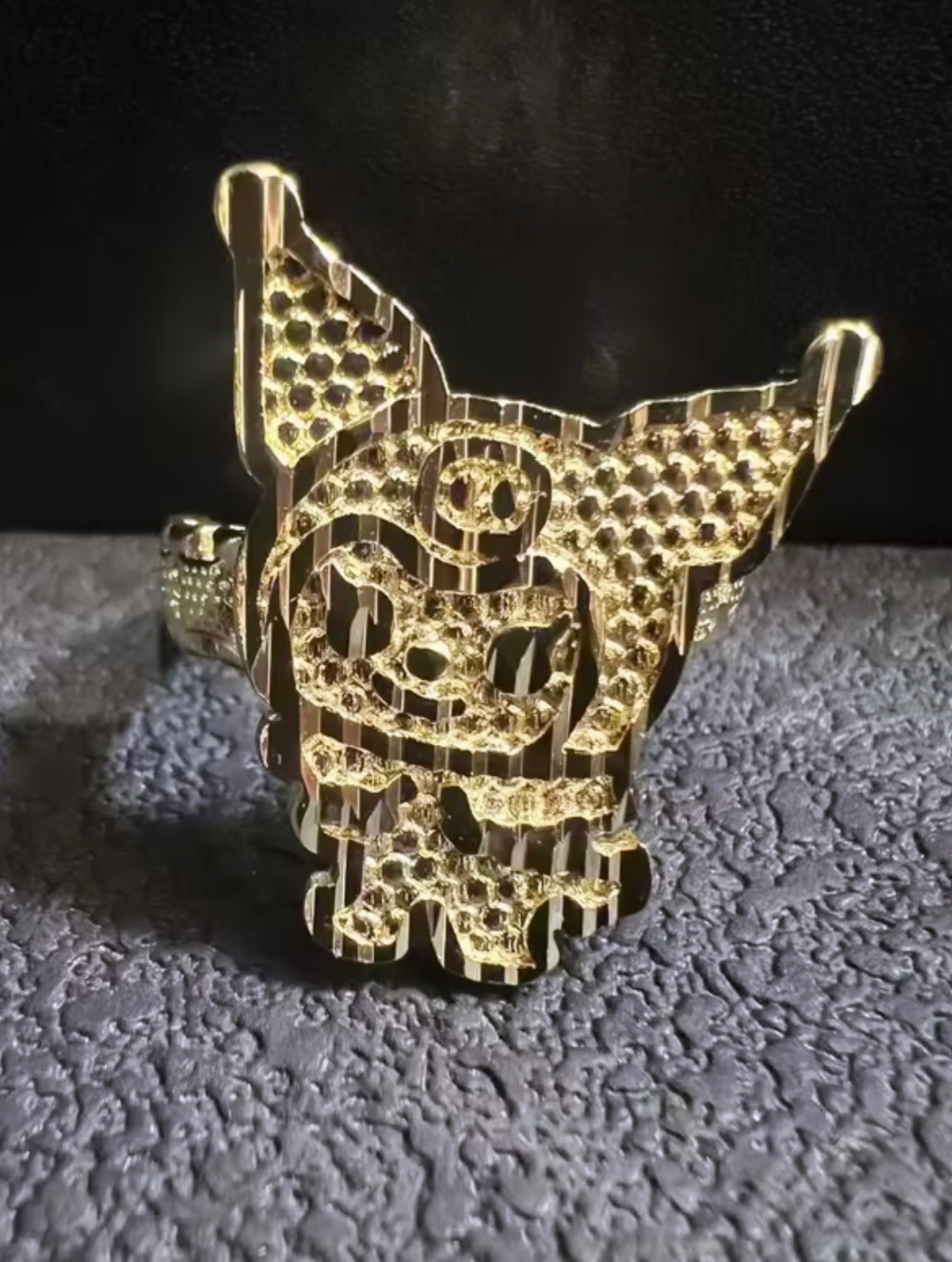 Kuromi Nugget Ring