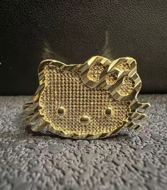 HK Head Nugget Ring