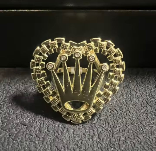 Crown Rolex Nugget Ring